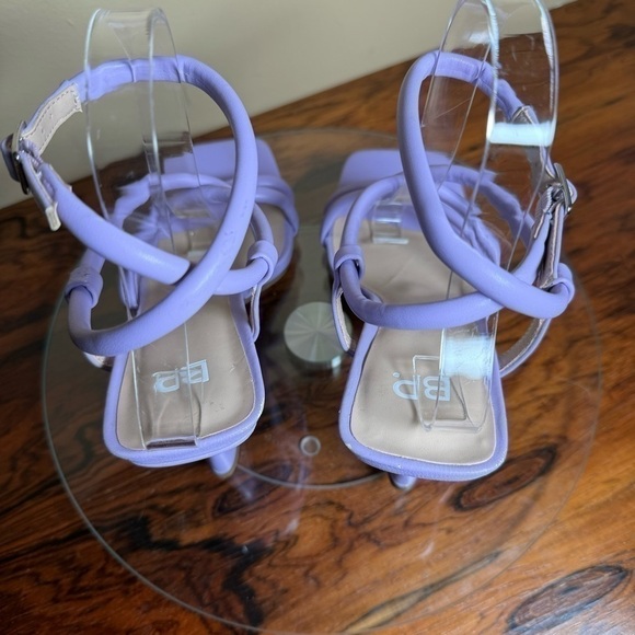 BP. Ashlyn Square Toe Strappy Sandal - purple betta - size 6.5 - Picture 8 of 16